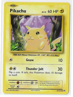 Pikachu 35/108 Evolutions Non-Holo XY Pokemon TCG Card NM - Image 1