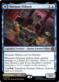 NM/M - Norman Osborn/Green Goblin M 0039 - MTG Marvel's Spider-Man - Image 1