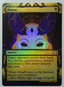 Duress *FULL FOIL Uncommon* Magic MtG x1 Strixhaven Mystical Archives - Image 1
