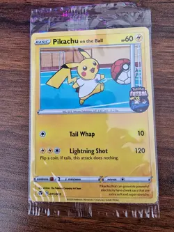 Pikachu On The Ball Promo 001/005 Sealed Pokemon TCG Pikachu Pokemon Promo - Image 1
