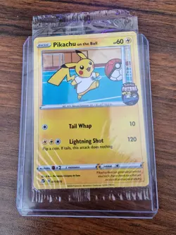 Pikachu On The Ball Promo 001/005 Sealed Pokemon TCG Pikachu Pokemon Promo - Image 4
