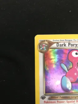 Pokemon TCG Dark Porygon2 8/105 1st Edition Neo Destiny Holo LP - Image 4