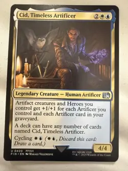 Cid, Timeless Artificer (0420) - Final Fantasy - MTG - Image 1