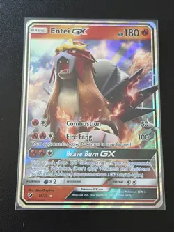 Entei GX 180pv 10/73 Carte Pokemon Ultra Rare Legendes Brillantes neuve fr - Image 1