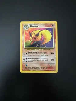 Pokemon TCG - Flareon 3/64 - Holo Rare - No Symbol Error - Jungle Set NM - Image 2