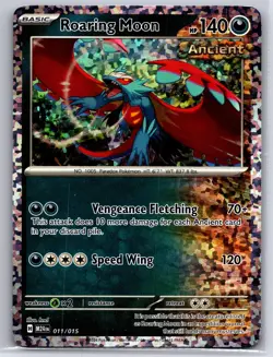 ROARING MOON 011/015 HOLO PROMO MCDONALD'S PROMOS 2024 POKEMON NEAR MINT - Image 1
