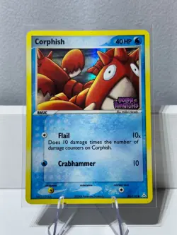 Pokemon TCG Corphish 63/110 ex Holon Phantoms Reverse Holo Stamped - Image 1