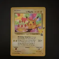 Pokemon TCG Birthday Pikachu 24/53 Wotc Promo Celebrations Holo EN 50 HP - Image 1