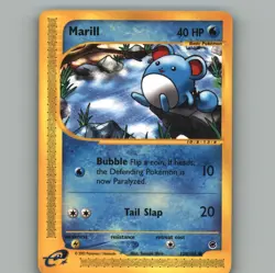 Marill 120/165 Common Expedition Base Set Pokemon Moderately Played - Image 1