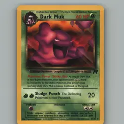 Dark Muk 41/82 Uncommon Team Rocket Pokemon Unlimited Lightly Played - Image 1