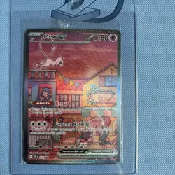 Mew ex SVP 053 Pokemon TCG Scarlet Violet 151 Black Star Promo Full Art SEALED - Image 3