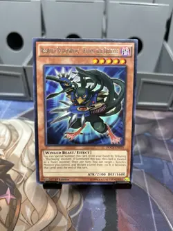 Yu-Gi-Oh! Assault Blackwing - Kunai the Drizzle 1st Ed. DOCS-EN018 Rare NM/LP x1 - Image 1