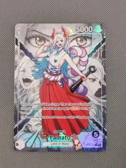 OP16-079 Yamato Leader Alt Art The Time of BattleOne Piece TCG English Card - Image 1