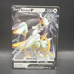 Arceus V 122/172 Metal Card Brilliant Stars Ultra Premium Collection Pokemon - Image 1
