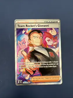 Team Rocket's Giovanni 238/182 Sv10: Destined Rivals Holo Pokemon Card - Image 1