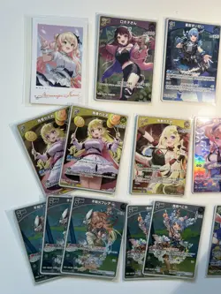 HOLOLIVE OFFICIAL CARD GAME Yuzuki Choco (SR) BUNDLE LOT 18 CARDS + POLAROID JP - Image 2