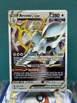 Arceus VSTAR - (Metal Card) 123/172 - GameStop Exclusive Promo - Image 1