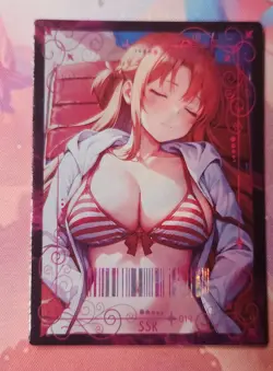 Asuna Yuuki Sword Art Online Enchanting Woman SSR 019 Waifu Trading Card Anime - Image 1