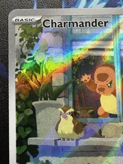 🔥 Charmander SVP 044 Obsidian Flames Pokemon Center Stamped Promo Card LP 🔥 - Image 3