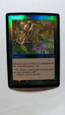 1x Retro Foil Nature's Claim NM - Time Spiral Remastered TSR MTG Magic X1 - Image 1