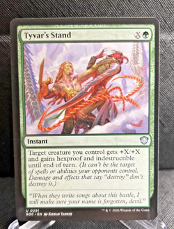 Tyvar's Stand U #291 MTG Commander: Secrets of Strixhaven - Image 1