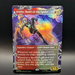 Magic the Gathering Spider-Man Arana, Heart Of The Spider Borderless Rare Reg - Image 2