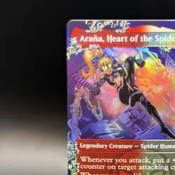 Magic the Gathering Spider-Man Arana, Heart Of The Spider Borderless Rare Reg - Image 3