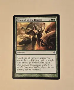 1x MTG Triumph of the Hordes NM Near Mint English Fast FREE Shipping! - Image 1
