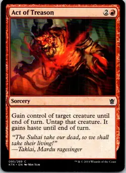 Act of Treason Magic The Gathering Khans Of Tarkir LP 4x x4 - Image 1