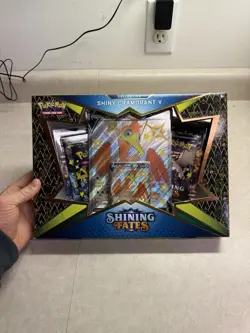 Pokemon TCG Shining Fates Shiny Cramorant V Collection Box Factory Sealed - Image 1