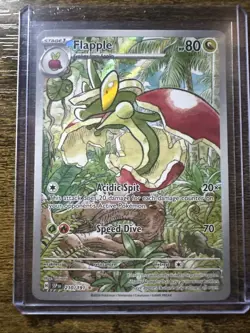 Flapple 210/191 Illustration Rare, Surging Sparks, Full Art Holo Pokemon TCG, NM - Image 1