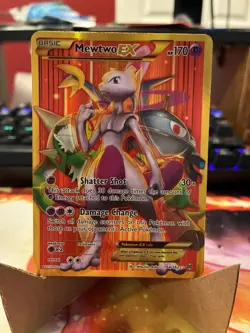 Mewtwo EX #164/162 BREAKthrough LP Pokemon Card - Image 3