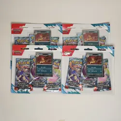 Pokemon TCG: Journey Together - Scrafty 3-Pack Blister - Factory Sealed Lot of 4 - Image 1