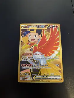 Pokemon TCG Ethan's Ho-Oh ex 239/182 SV10 Destined Rivals Hyper Rare FA Holo EN - Image 1