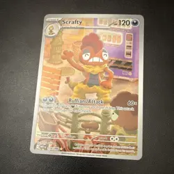 The Pokemon Company Scrafty 139/086 Sv: White Flare Illustration Rare Holo ENG - Image 1