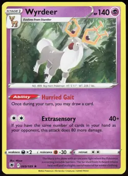 Wyrdeer 69/189 Astral Radiance Holo Rare Mizue Near Mint - Image 2