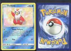 DELIBIRD 57/214 UC LOST THUNDER POKEMON REVERSE HOLO NM/M - Image 1