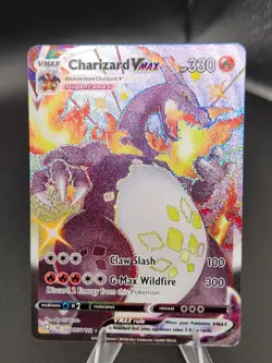 Pokemon Charizard VMAX SV107/SV122 Shining Fates Shiny Holo Rare English NM - Image 2