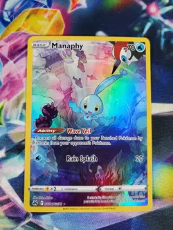 Manaphy Crown Zenith Galarian Gallery Holo Rare Pokemon TCG GG06/GG70 - Image 1