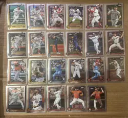 Lot Of 95 Topps Chrome 2025 Baseball Cards - Base - No Duplicates -Penny Sleeved - Image 4