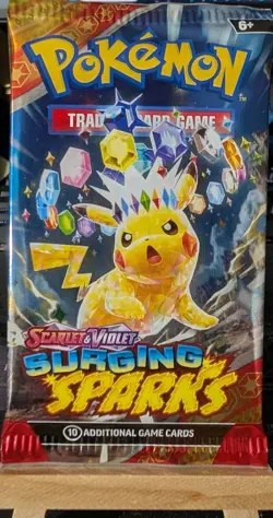 Pokemon TCG Surging Sparks Single Booster Pack New Sealed - Image 1