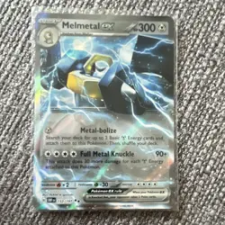 Pokemon TCG Obsidian Flames Melmetal ex 153/197 Double Rare Holo EX - Image 1