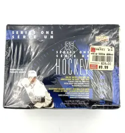 1993-94 UPPER DECK Series 1 NHL Hockey Sealed Box Jumbo Packs Wax Box - Image 1