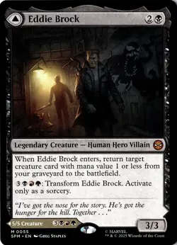 NM/M - Eddie Brock /Venom Lethal Protector - M 0055 MTG Marvel's Spider-Man - Image 1