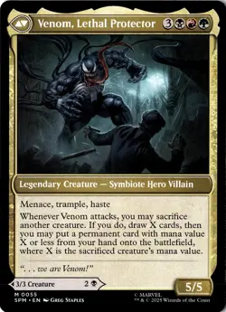 NM/M - Eddie Brock /Venom Lethal Protector - M 0055 MTG Marvel's Spider-Man - Image 2