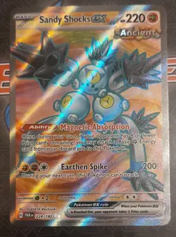 Pokemon TCG: Sandy Shocks EX 228/182 Sv04 Paradox Rift - Full Art Ultra Rare - Image 2