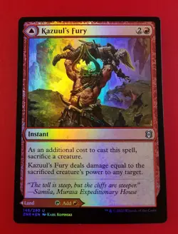 1x Kazuul's Fury & Kazuul's Cliffs | FOIL | Zendikar Rising | MTG Magic Cards - Image 1