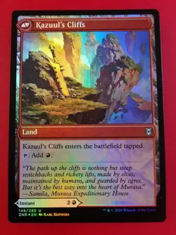 1x Kazuul's Fury & Kazuul's Cliffs | FOIL | Zendikar Rising | MTG Magic Cards - Image 2