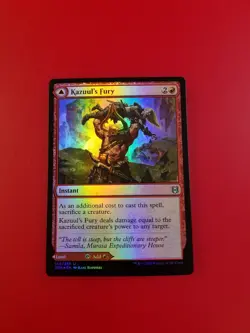 1x Kazuul's Fury & Kazuul's Cliffs | FOIL | Zendikar Rising | MTG Magic Cards - Image 3