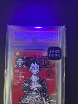 ONE PIECE Red Magazine Promo Monkey D Luffy ST21-014 PSA 10 Japanese 🔥🔥 - Image 4